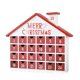 thumbnail image 1 of Calendario de Adviento de madera para Navidad, Casa con cajones de almacenamiento, cuenta atrás iluminada con LED, adorno de número, regalo de escritorio para casa y vacaciones, 1 of 4