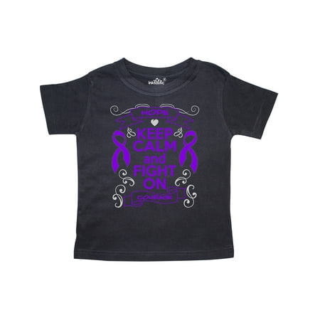 

Inktastic Chiari Malformation Keep Calm Fight On Gift Toddler Boy or Toddler Girl T-Shirt