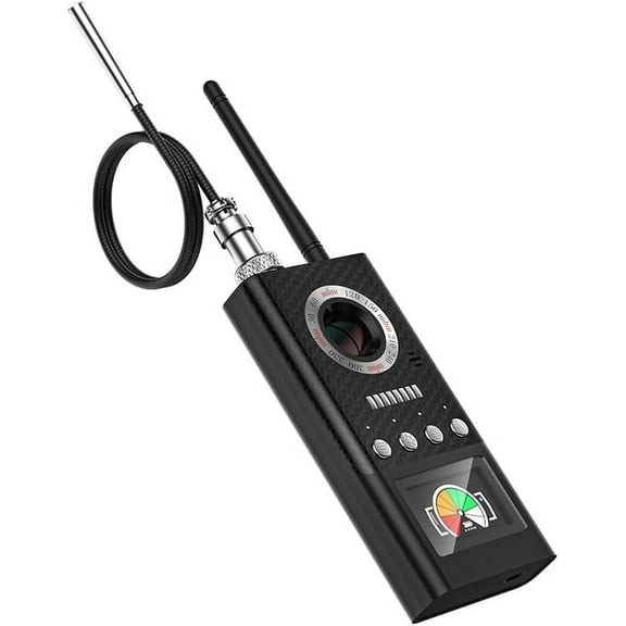 Hidden Camera Detector, K66 Pro Bug Detector with LED Display, GPS Detector Bug Sweeper Listening Device Detector, Infrared Hidden Camera Finder for Hotels, Travels, Cars, Offices
