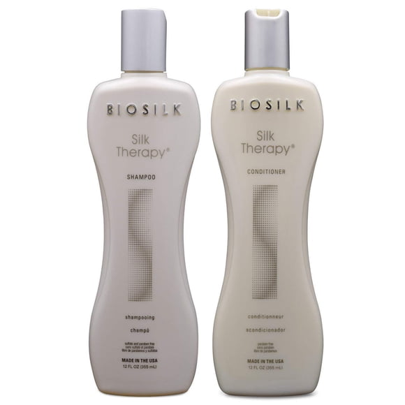 Biosilk Silk Therapy Duo Set Shampoo and Conditioner 12 Oz