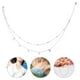 thumbnail image 2 of KAKOWELY Collar de dama, novia, luna, estrella, collar, cadena de clavícula femenina, joyería para el cuello de niña, 2 of 5