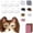 B, variant on Cat Face Shape with Plastic Eyes Mesh Felt Fabric, DIY Therian Face Kit, Furry Animal Face Making Craft for Halloween Cosplay Party,6Pcs