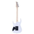 thumbnail image 4 of Glarry Full Size Beginner Electric Guitar with Amplifier, Guitar Bag, White, 4 of 7
