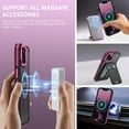 thumbnail image 3 of VENINGO Magnetic Phone Case for iPhone 13 & iPhone 14 Compatible with Mag-safe,Translucent Matte Shockproof Scratch Resistant Phone Case，Hot Pink, 3 of 9