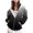 Black, variant on Womens Blouses Casual Winter Fall Comfy Hooded Long Sleeve Bubble Drop Shoulder with Pocket Gradient Leisure Polyester Hoodies Outerwear(Navy,L)