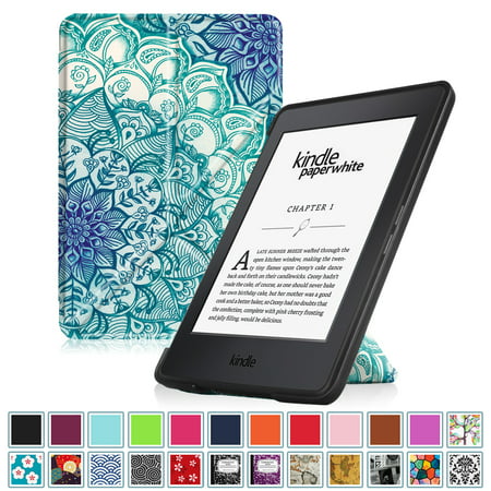Fintie Origami Case for Amazon Kindle Paperwhite - Fits All Paperwhite Generations Prior to 2018, Emerald (Kindle Paperwhite Best Price)