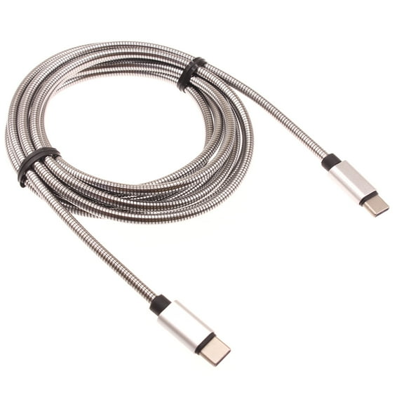 Type-C to USB-C 6ft Metal PD Cable for Motorola Moto G Power 5G (2023)/5G Stylus (2023), Edge Plus (2023) Phone - Charger Cord Power Wire Sync P3X