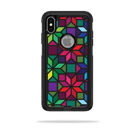 Skin for OtterBox Commuter iPhone XS Max Case - Stained Glass Window | Protective, Durable, and Unique Vinyl Decal wrap cover | Easy To Apply, Remove, and Change