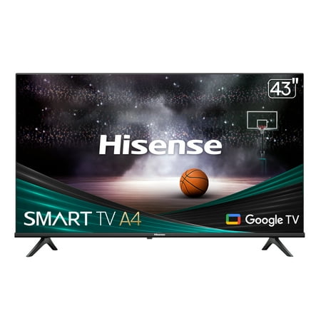 Hisense 43-Inch Class A4 Series FHD 1080p Google Smart TV - DTS Virtual: X, Game & Sports Modes, Chromecast Built-in (43A4K)