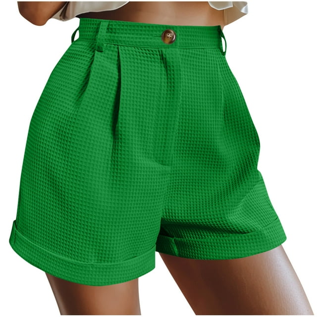 Birdeem Shorts pour Femmes Mode Shorts Décontractés Amples Taille Haute