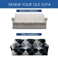 thumbnail image 4 of Dowbom 1-Piece Printed Sofa Slipcover,Stretch Sofa Cover with Elastic Bottom Furniture Protector Washable Anti-Slip Soft Couch Cover for Living Room Bedroom Decoration-4 Seater(235-300cm)-B, 4 of 7