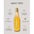 thumbnail image 4 of TOST All-Natural Alcohol Free Sparkling Beverage, 25.4 Fl Oz (Pack of 3), 4 of 6