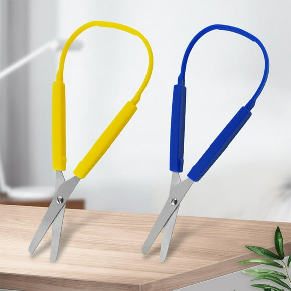 tredstone Ciseaux de Sécurité Poignée en Acier Inoxydable Fournitures Ciseaux de Papeterie Adaptatifs Accessoires Outil de Bricolage Cisaille à Papier Étudiants Jaune