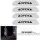 thumbnail image 3 of BRILLAR Juego de pegatinas reflectantes de advertencia para puerta de coche, 12 piezas, cinta de seguridad blanca, 3 of 5