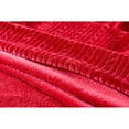 thumbnail image 3 of Red Embossed Throw Blanket 50X60 100% Polyester, 3 of 5