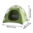 thumbnail image 2 of Portable Pet Tent Foldable Dog Cat Shelter Indoor Outdoor Washable Canvas Bed for Small Medium Ideal for Camping and Home Use, 2 of 3