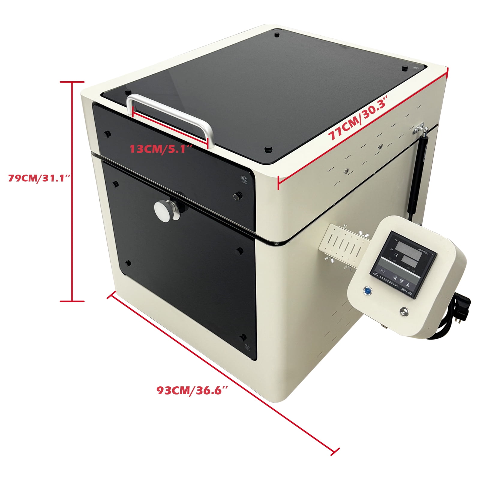 Electric Kiln Ceramic Oven Electric Kiln High Temperature Heating Machine 220V 0.88 cu ft Max 2372℉