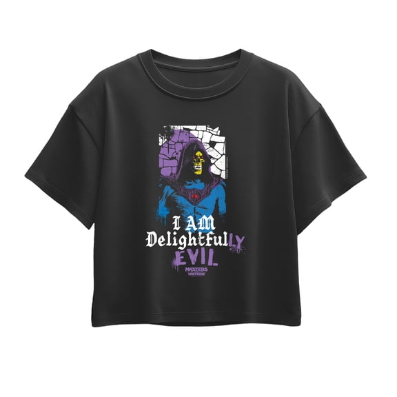 Masters of the Universe - Delightfully Evil Skeletor Short Sleeve Boxy Graphic T-Shirt