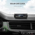 thumbnail image 4 of Car Solar Digital Clock with LCD Time Date In-Car Temperature Display for Outdoor Personal Car Part Decoration A, 4 of 5