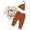 Boys Winter Outfits04 Brown, variant on HCNTES Baby Boy Winter Clothes Baby Boy Christmas Outfit Newborn Newborn Baby Boy Clothes New to The Letter Print Romper  Pants Hat 3PCS Outfit 0 3 6 9 12 Months