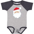 thumbnail image 3 of Inktastic Santa Claus, Smiling Santa, Red Hat, White Beard Boys or Girls Baby Bodysuit, 3 of 5