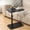 Black, variant on DuoBao C-Shaped Side Table, 360° Swivel Height Adjustable, Lightweight Portable TV Tray Snack End Table for Couch Sofa Side Table Bed Small Spaces Black Walnut Wood