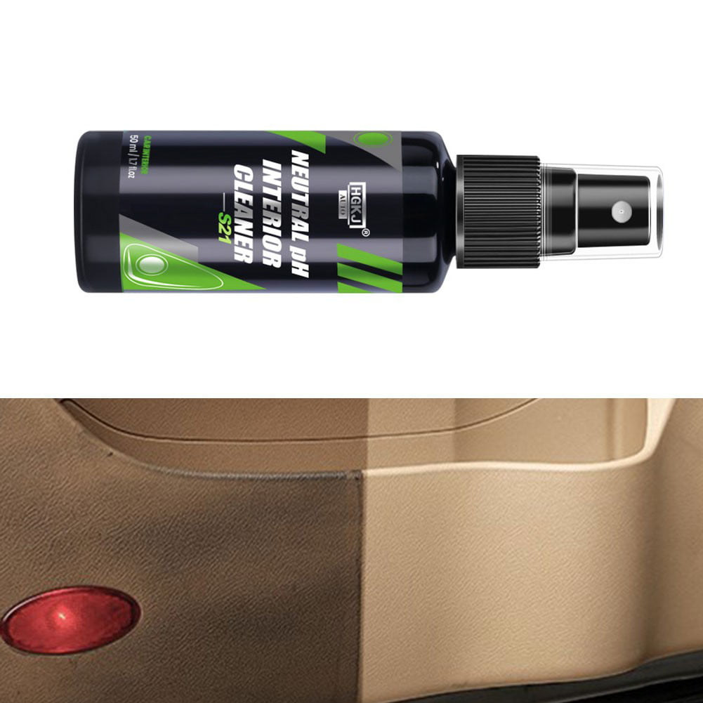 Car Neutral Ph Interior Cleaner Dust Remover Seat Liquid Leather Cleaner  Roof Dash Cleaning Foam Spray Car Care Hgkj S21 - Leather & Upholstery  Cleaner - AliExpress