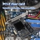 thumbnail image 4 of WDOplteas PCI Express 1X a SATA3.0 Riser 6 puertos PCI-E X1/X4/X8/X16 Extensores PCI-E, 4 of 9