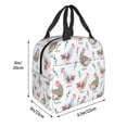 thumbnail image 3 of Sikiie Funny Chicken Lunch Bag for Women & Men Adult Insulated Lunch Box, Food Lunch Containers Lunch Tote Bags for Work, Travel, Outdoor, 3 of 8