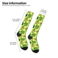 thumbnail image 5 of Bingfone Compression Socks For Women And Men Long Socks For Running Athletic Cycling Nurse-Kiwi And Avocado, 5 of 9