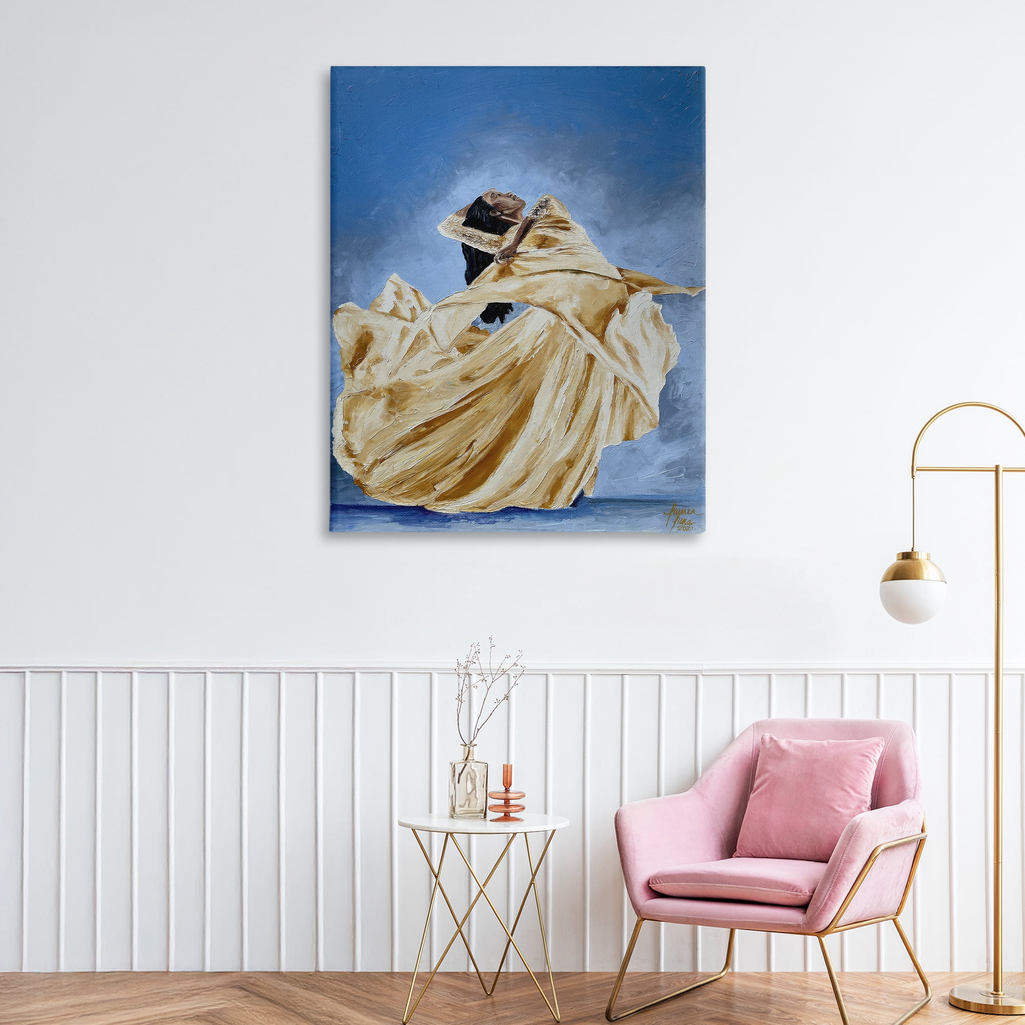 Stupell Industries Expressive Elegant Dancer Canvas Wall Art, design by Lauren Luna