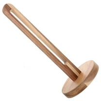 Masteelf Wooden Paper Towel Holder Stand for Kitchen, Bathroom, Bedroom - Countertop Organizer for Paper Towels