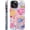 Fruit Blue Collage, variant on Case Compatible with iPhone 14, Fall Prevention Hybrid 2-Layer Hard Shell Phone Cover for Girls Boys, Oceans Turtle Sea