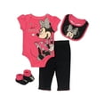 thumbnail image 1 of Disney Minnie Mouse 4 Piece Bodysuit and Pants Layette Set (Baby Girls), 1 of 4