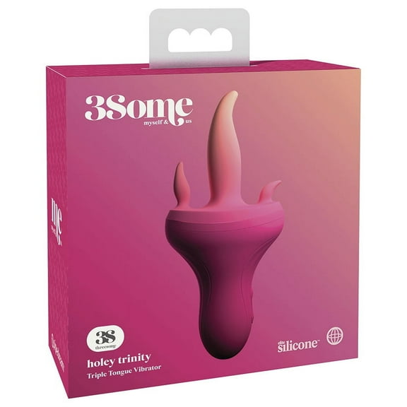 3Some Holey Trinity G-Spot Vibrator, Pink