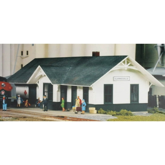 Walthers Cornerstone N Scale Building/Structure Kit Clarkesville Depot/Station