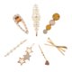 thumbnail image 4 of Pinzas para el cabello con perlas, pasadores, lazos para el cabello para mujeres y niñas, accesorio para lazo para el cabello DIY 09 Yuyangstore Pinzas de pelo de perlas, 4 of 8
