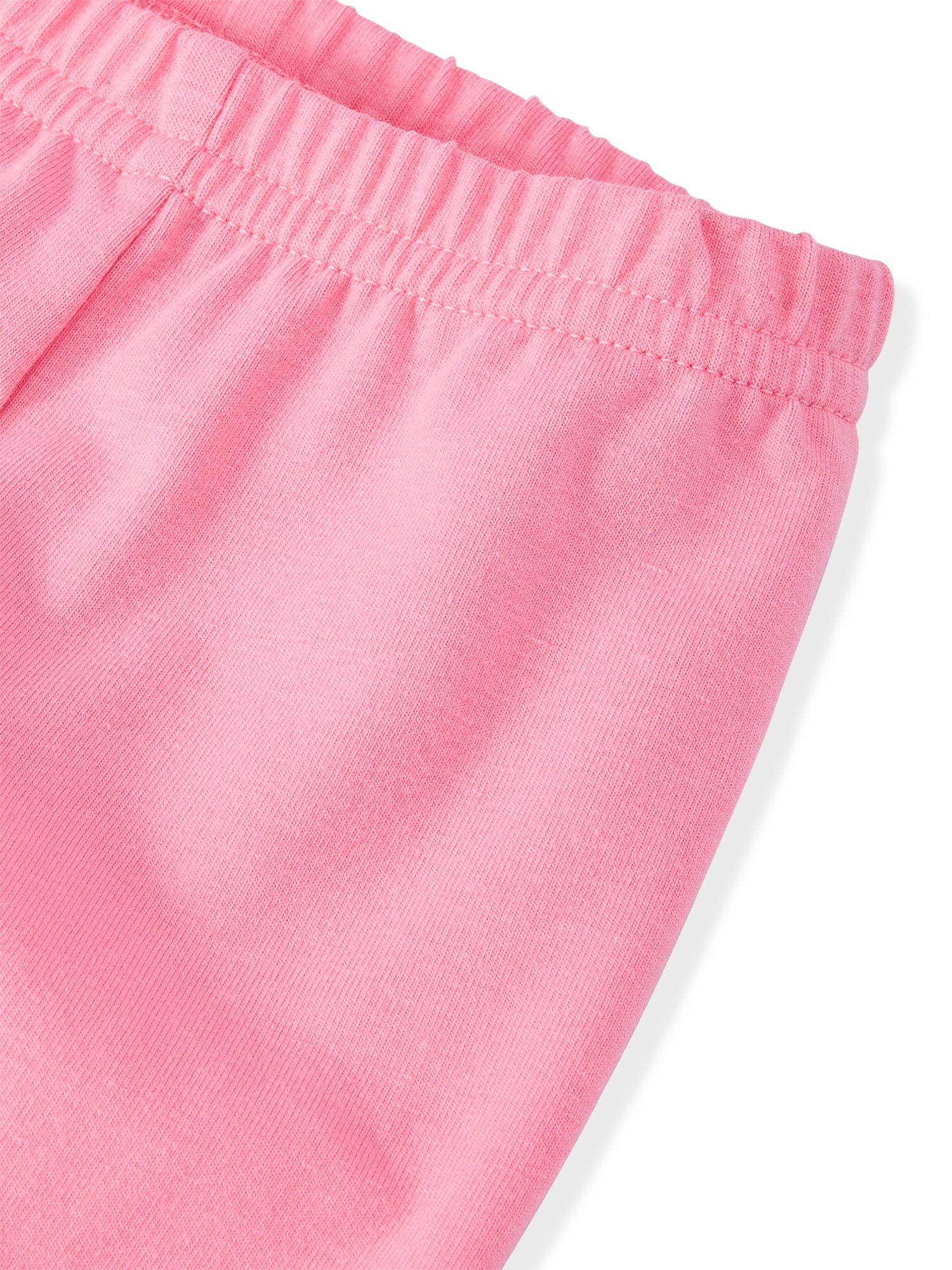 Garanimals Newborn & Baby Girl Cotton Solid Joggers, Sizes 0 - 24M