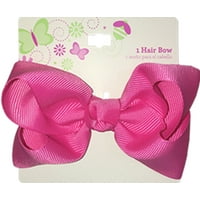 Hot Pink Gg Bow Clippie