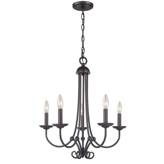 Elk Home 20-Inch Wide Williamsport Chandelier, Oil Rubbed Bronze