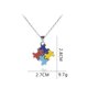 thumbnail image 2 of 2pcs Autismo Conciencia Collar Premium Autismo Collar Autismo Especial Collar, 2 of 5