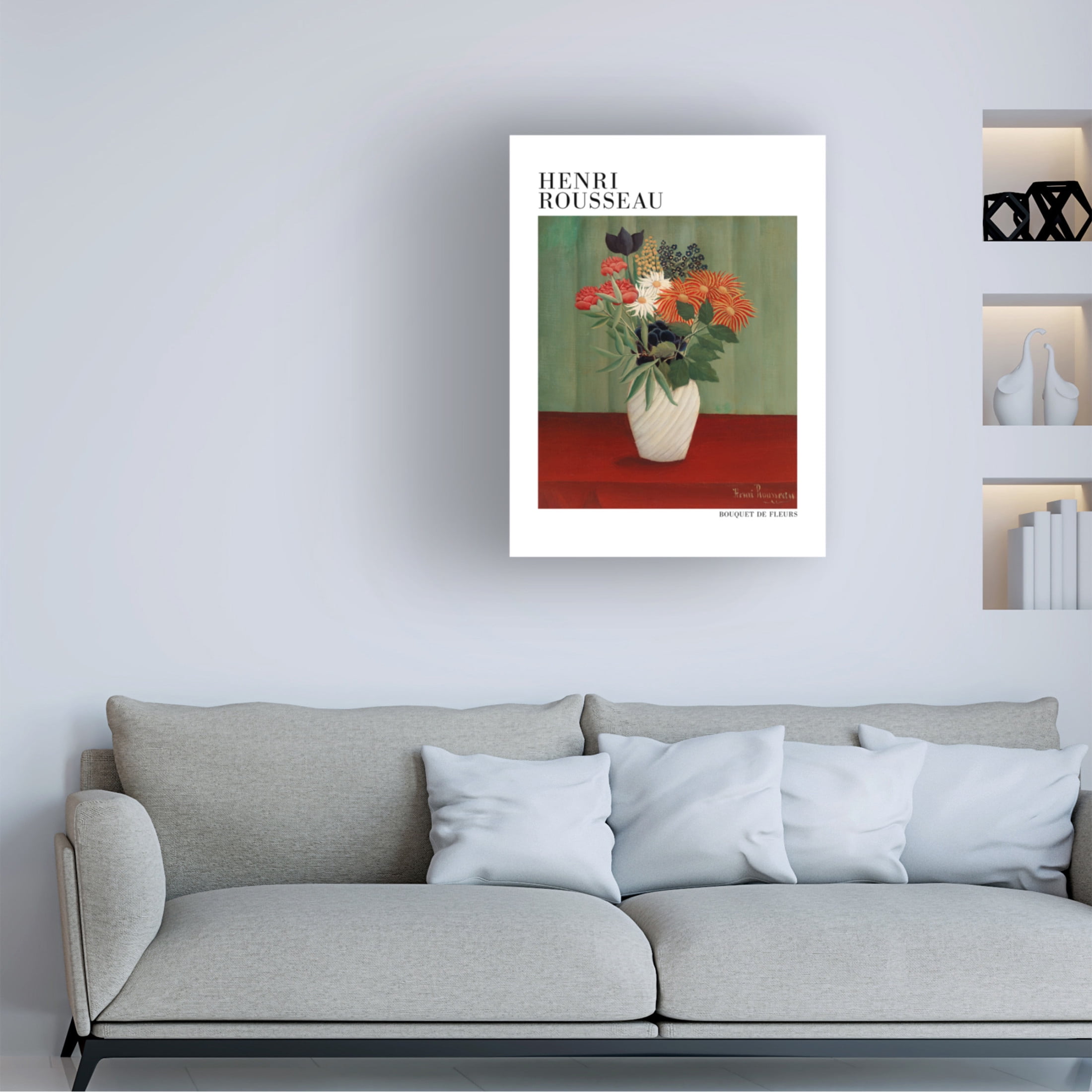 Trademark Fine Art Pictufy Bouquet De Fleurs Canvas Wall Art