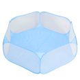 thumbnail image 1 of Pet Cage Tent, Small Animal Playpen Portable Breathable Sturdy Structure  for Rabbits for Indoor Black,Blue,Roseate, 1 of 8