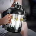 thumbnail image 1 of ¡Artículos en liquidación! Botella de agua Topliu de medio galón con pajita, de plástico de gran capacidad, apta para lavavajillas, ideal para gimnasio, yoga, viajes, camping y actividades al aire, 1 of 8