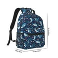 thumbnail image 2 of Goofa Sea Sharks Pattern Comfortable Student Backpack - Ergonomic Design, Durable, Water-Resistant, Multi-Compartment,Travel, and Outdoor Activities, 2 of 5