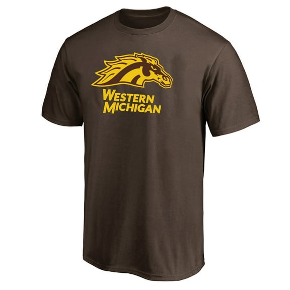 Men's Brown Western Michigan Broncos Alternate Logo T-Shirt