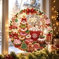 thumbnail image 4 of Christmas Diamond Art Painting Suncatcher, Acrylic Stained Window Hanging Sun Catcher, Gemstone Diamond Beads Painting Art Suncatchers for Xmas Window Wreath Decor, 4 of 8