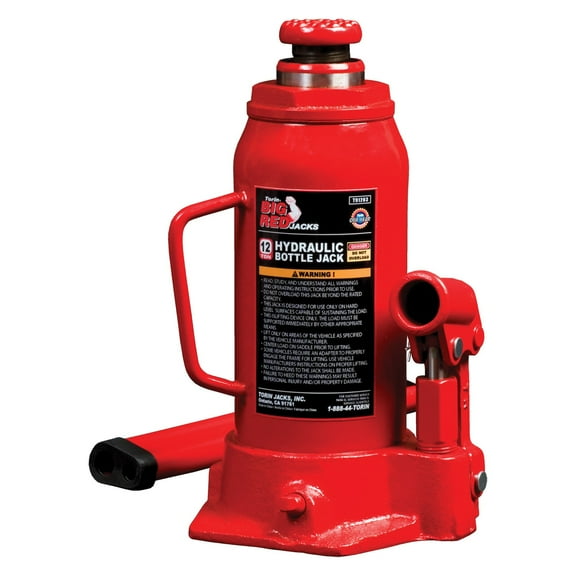 Torin Big Red T91203 12 Ton Hydraulic Bottle Jack