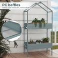 thumbnail image 3 of GRANDPATIO 3-Tier Steel Plant Stand, 29.5'' X 13.75'' X 59'', Sage Green, 3 of 7