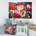 thumbnail image 3 of Designart 'Vintage VIbrant Yellow and Red Flower Still Life III' Traditional Framed Art Print, 3 of 4